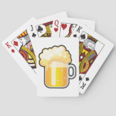 Mok Frothy Beer Pokerkaarten (Achterkant)