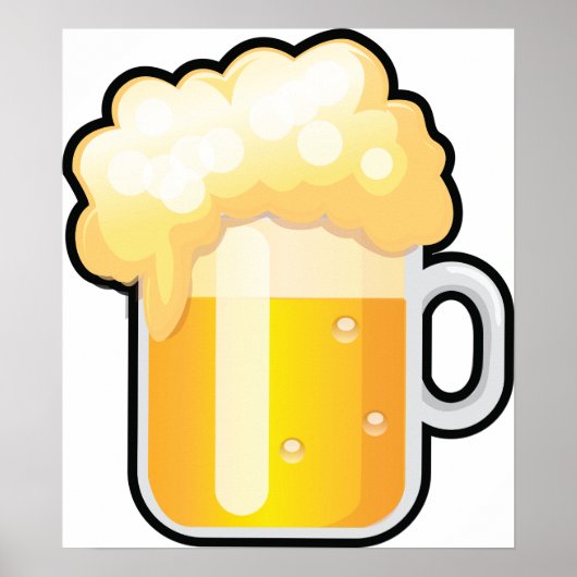 Mok Frothy Beer Poster (Voorkant)