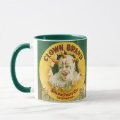 MOK ~  FRUIT CRATE LABEL~ CLOWN ONTWERP (Links)