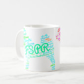 Mok FSPR Word Cloud 11 oz (Voorkant links)