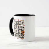 Mok Funny Herfst-o-Ween Vibes (Voorkant links)