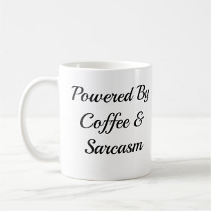 Mok gefundeerd door koffie en sarcasme Grappige ko