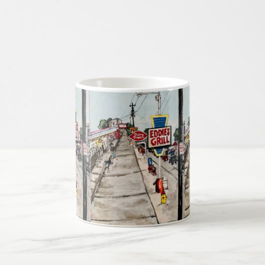 mok "Genève-On-The-Lake Street Uitzicht" (Center)