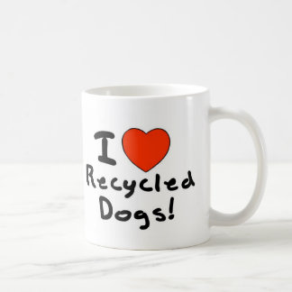Mok gerecycleerde honden