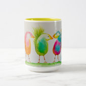 Mok geverfde vogels (Center)