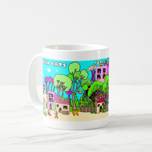 Mok GINGER CATS (Voorkant links)