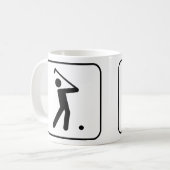 Mok Golfsymbool (Voorkant links)