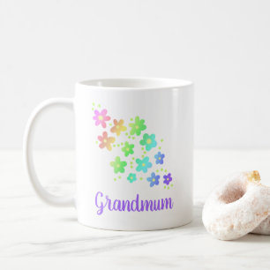 Mok "Grandmum Rainbow Flowers"