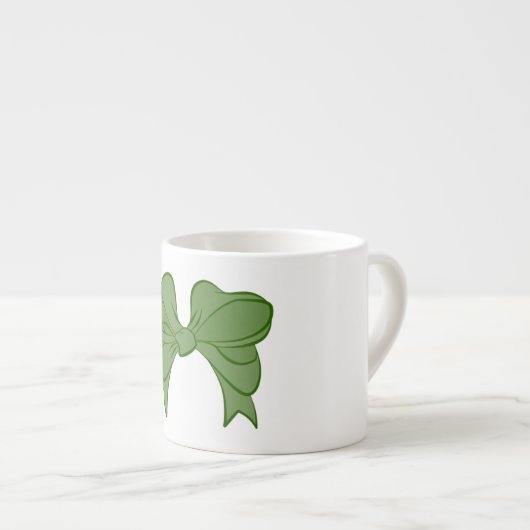 Mok Green Bow Espresso (Voorkant rechts)