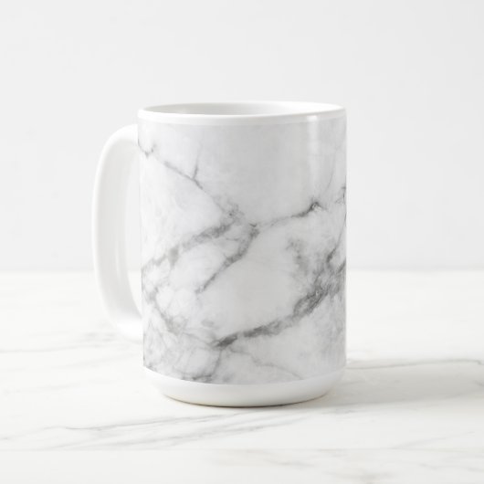 Mok grijze marmer (Voorkant links)