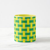 Mok - Groen en Geel Weave (Midden)