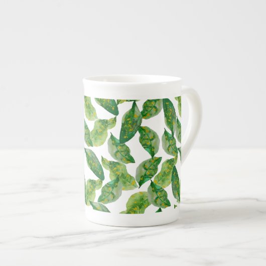 Mok groene bladeren (Voorkant rechts)