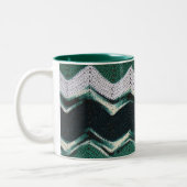 Mok - Groene Chevron Patroon in Haak (Links)