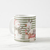 Mok Groene Kerstkarakters (Voorkant links)