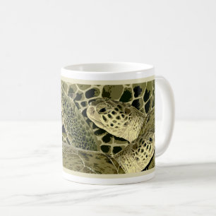 Mok groene schildpad