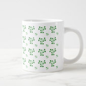 Mok Groene Shamrocks Circles Pattern (Rechts)