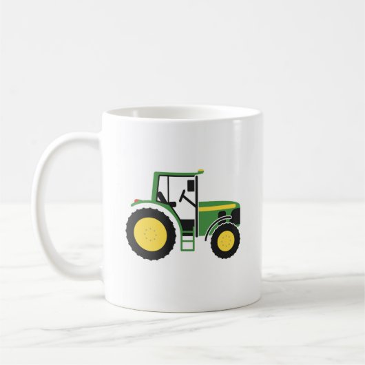 Mok groene tractor (Links)