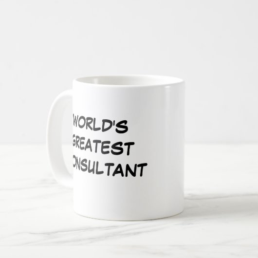 mok "Grootste consultant ter wereld" (Voorkant links)