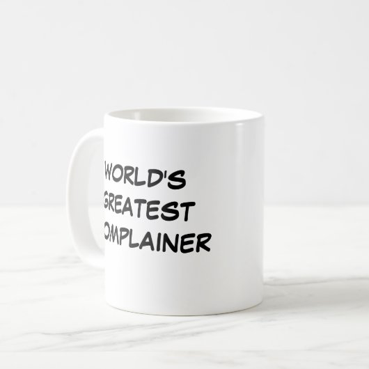 mok "Grootste klagers ter wereld" (Voorkant links)