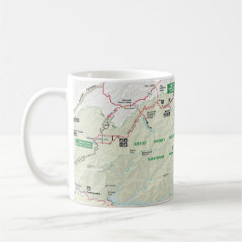Mok Grote Smoky Mountains plattegrond