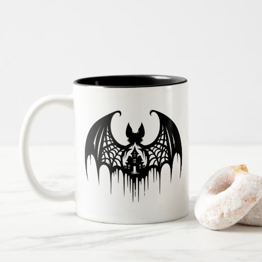 Mok Halloween Coffee (Met donut)