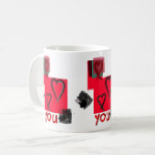 Mok "Hart op je" Afdruk van Nicky Brendon (Voorkant links)