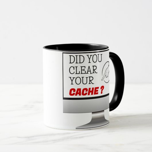 Mok Heb je je Cache gewist? (Voorkant rechts)
