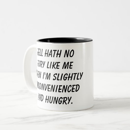 mok "Hell Hath No Fury" (Voorkant links)