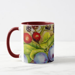Mok herfsten in het herfst van de hedgerow