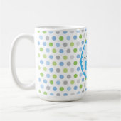 Mok/Het is een jongen met Polka Dots Koffiemok (Links)