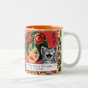 MOK-HET IS LOVELY GEWEEST, MAAR NU MOET IK SCHERME TWEEKLEURIGE KOFFIEMOK