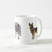 mok hond  hondenhol Lovers k-9 (Voorkant rechts)