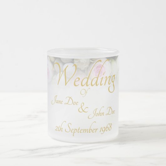 Mok huwelijk - bruid met kleurrijke bruiloft (Center)