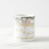 Mok huwelijk - bruid met kleurrijke bruiloft (Center)