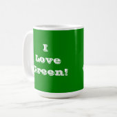 Mok I Love Green (Voorkant links)