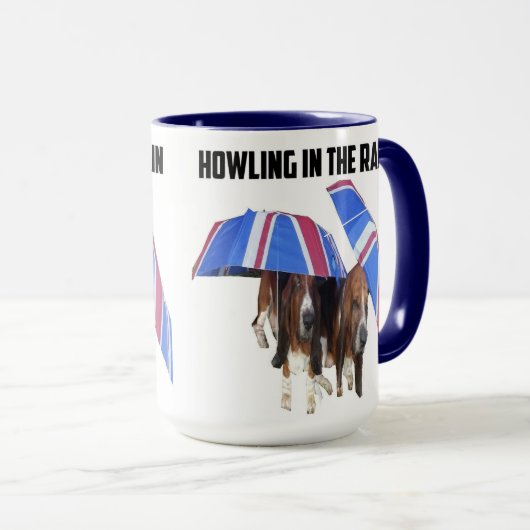 Mok in de regen (Voorkant rechts)