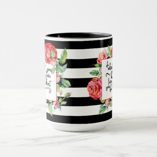 Mok Inspirerend prijsopgave - doe wat u van Rozen  (Midden)