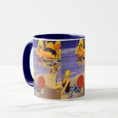 Mok  Italië in de oceaan (Voorkant links)