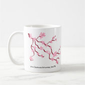 Mok/Japanse roze Cherry Blossom Koffiemok (Links)