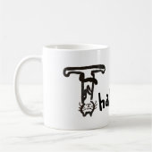 Mok - Kat-brief T met naam (Links)