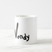 Mok - Kat letter W met naam (Center)