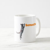 Mok - Kat met Initiaal en Naam (Voorkant rechts)