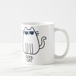 mok-kattenserie "Cool cat" Koffiemok