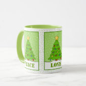 Mok kerstbomen (Voorkant links)