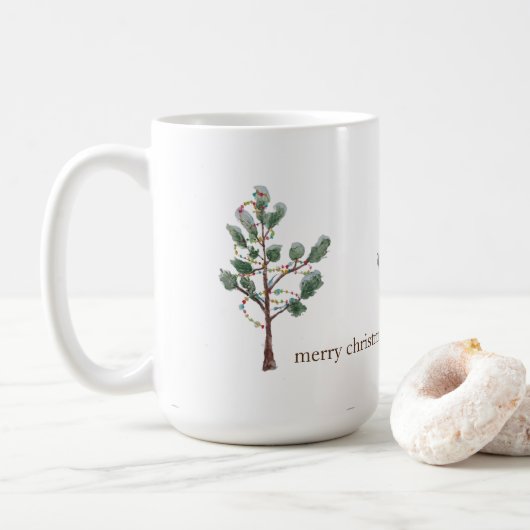 Mok kerstboom (Met donut)