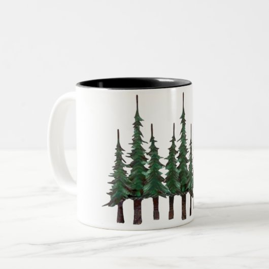 Mok kerstboom (Voorkant links)