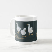 Mok kerstganzen (Voorkant links)