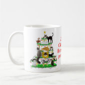 Mok kerstkattenboom (Links)