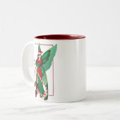Mok kerstmis (Voorkant links)