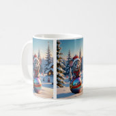 Mok kerstmuis (Voorkant links)